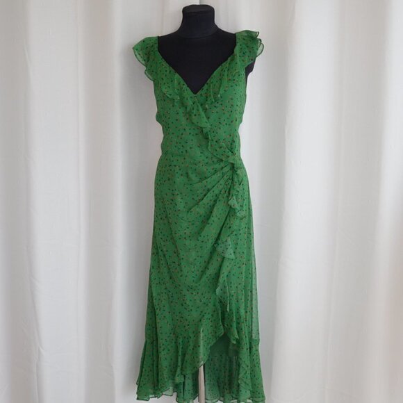 NWT Veronica Beard Amal 100% Silk Dress Sz 10 - Picture 3 of 11